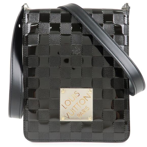 💎✨BEAUTIFUL✨💎Authentic Louis Vuitton Damier Vernis Club Shoulder Bag Noir - Picture 2 of 16